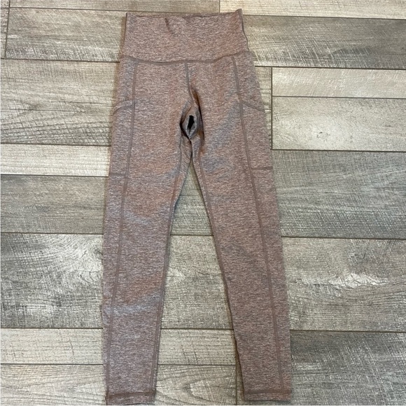 Aerie Offline Size Small Purple/Brown High Waisted Leggings. - Picture 7 of 7